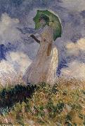 Study of a Figure Outdoors Claude Monet